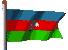  AZERBAIJAN NATIONAL FLAG 